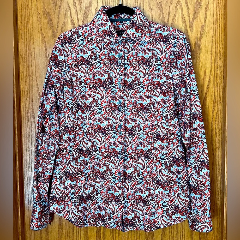 Medium Paisley Long Sleeve Shirt (Made in Turkey)